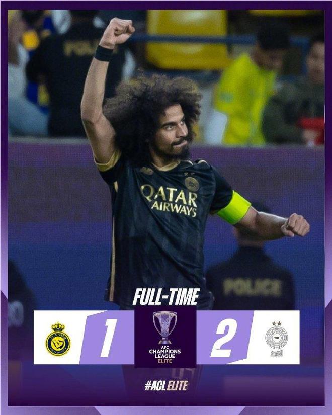 薩德客勝利雅得勝利，晉級亞冠16強(qiáng)