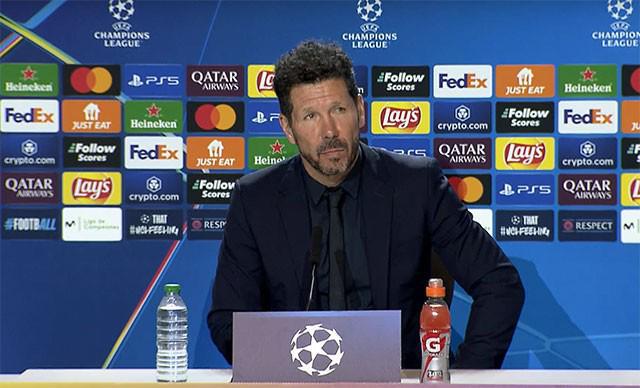 西蒙尼：十打十后，我們信心滿滿。