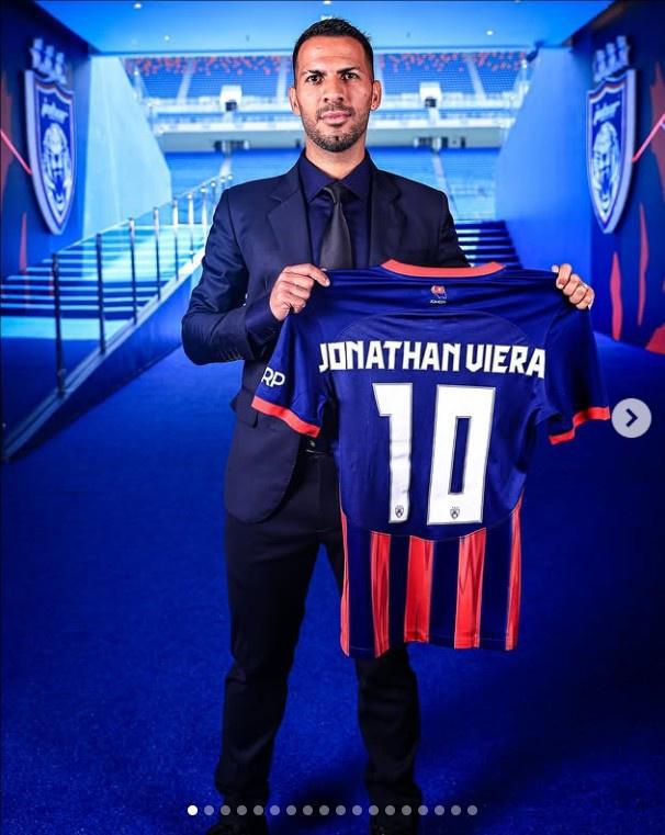 官方：柔佛新援比埃拉等三人加盟，亞冠東亞區(qū)第6。