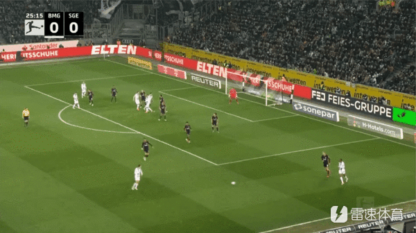 克萊因丁斯特頭球建功，門興領(lǐng)先法蘭克福！