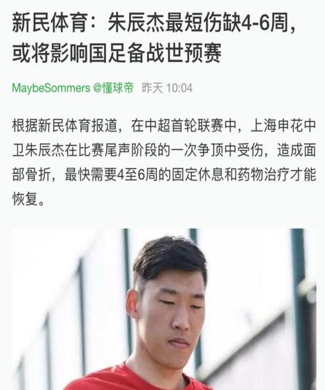 朱辰杰傷，武磊缺陣，申花海港能否亞冠8強(qiáng)突圍？