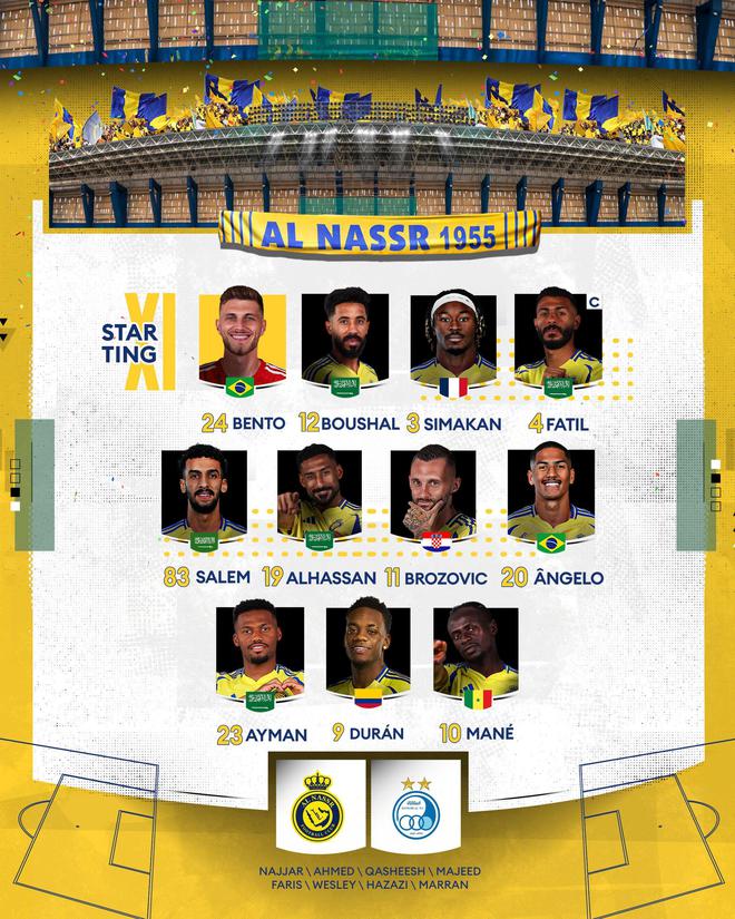 C羅休息，利勝利亞冠首發(fā)：馬內(nèi)杜蘭，B羅西馬坎出戰(zhàn)