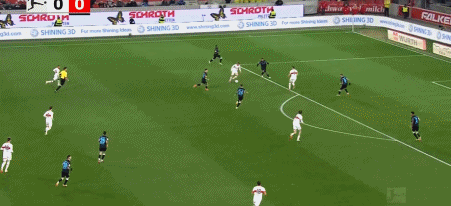 德米洛維奇補(bǔ)射得手，斯圖加特領(lǐng)先