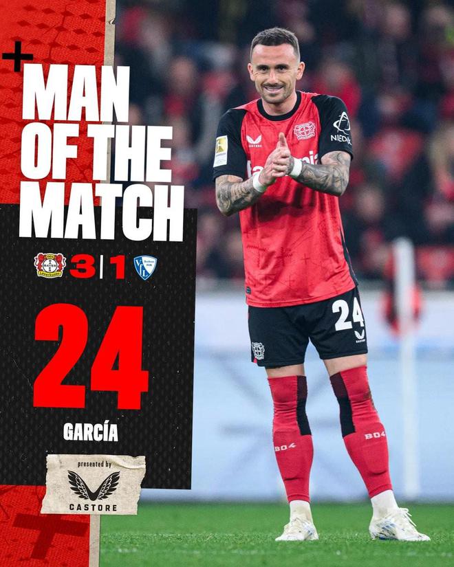 阿萊士-加西亞，波鴻戰(zhàn)勒沃庫森隊(duì)內(nèi)最佳