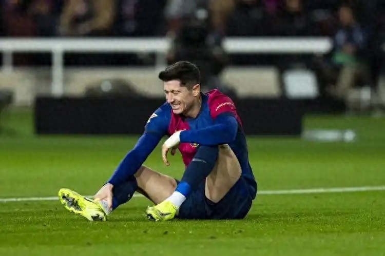 至少缺3周！萊萬(wàn)股二頭肌撕裂無(wú)緣國(guó)王杯決賽 戰(zhàn)國(guó)米也希望渺茫