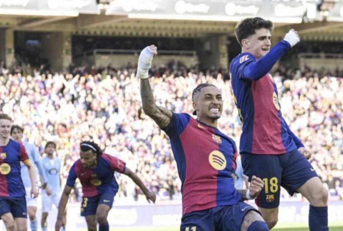 巴薩本賽季四次在兩球落后情況下追回比分，創(chuàng)隊(duì)史紀(jì)錄