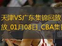 01月08日CBA常規(guī)賽 天津 - 廣東 精彩鏡頭